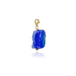 Blue Crystal Clip On