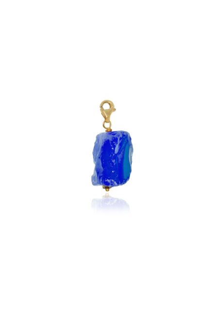 Blue Crystal Clip On