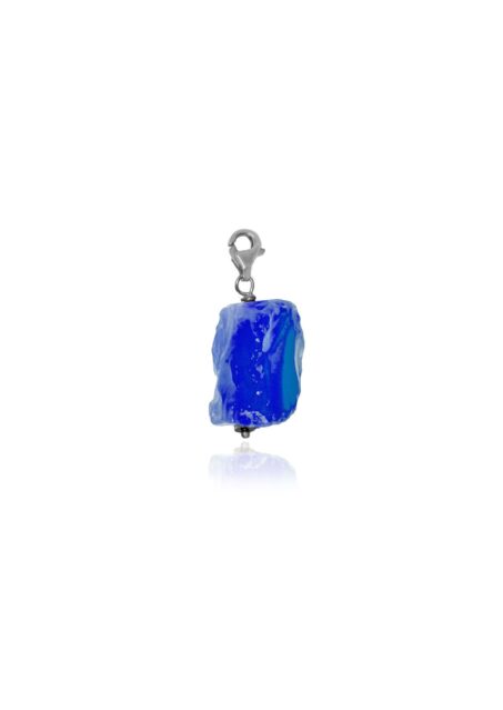 Blue Crystal Clip On