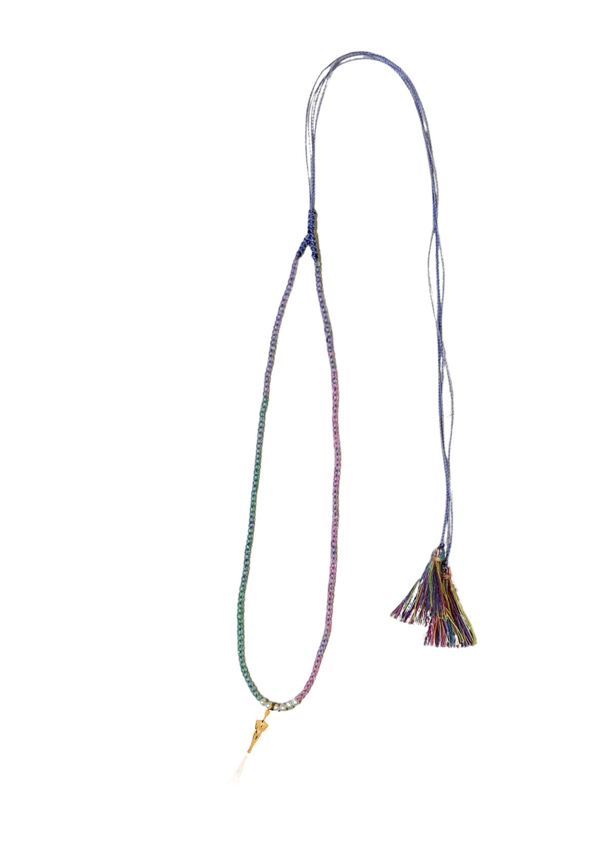 Pastel Crystal Tassel Necklace Pastel Crystal Tassel Necklace