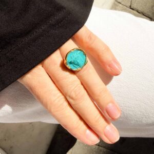 Medusa Cameo Silica Ring