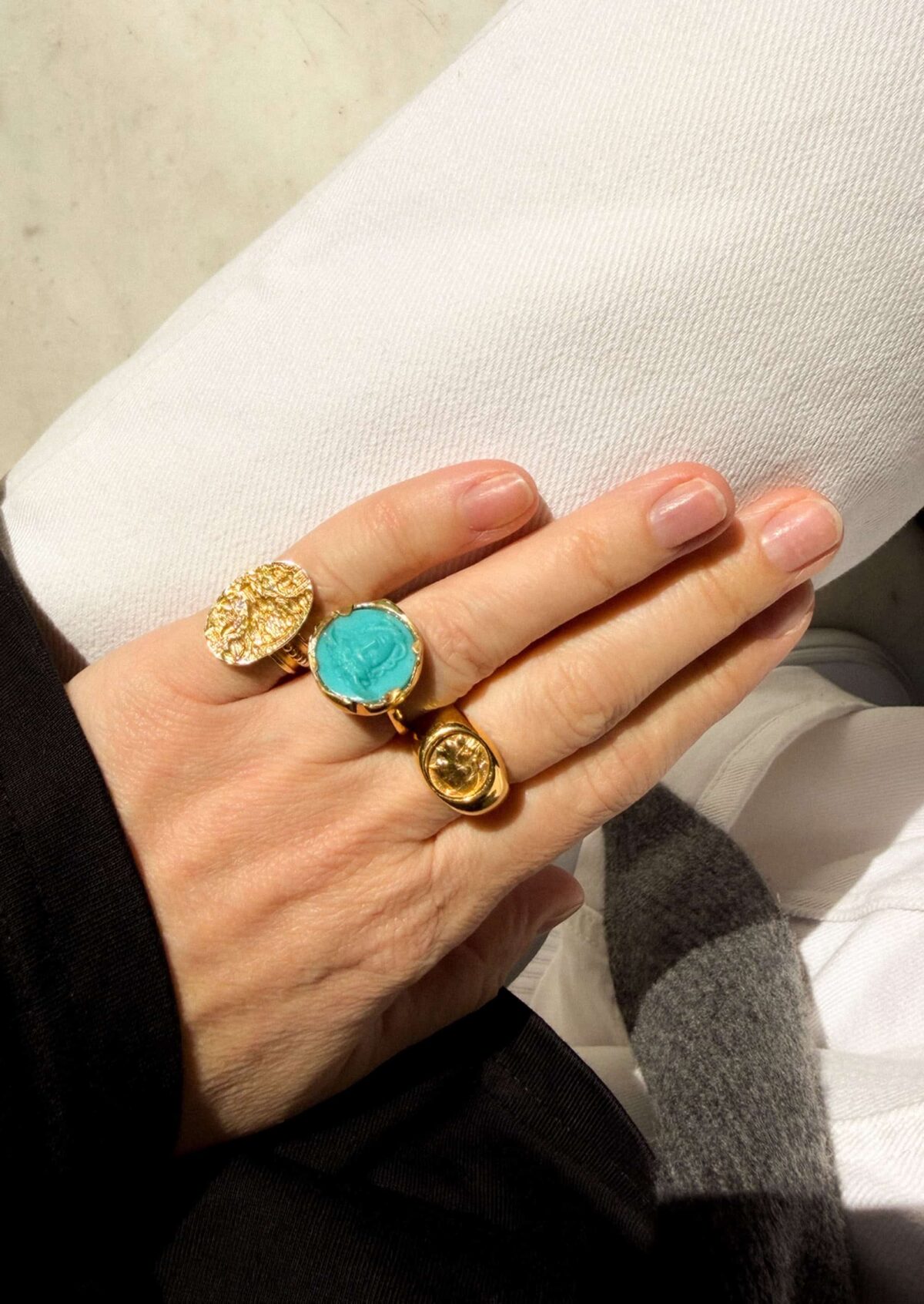 Medusa Cameo Silica Ring Medusa Cameo Silica Ring