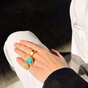 Medusa Cameo Silica Ring