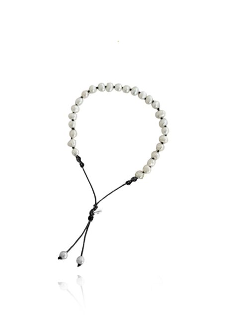 Xeni Pearl Bracelet Black