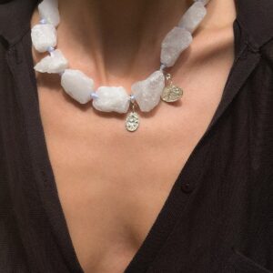 Ice Goddess Rock Necklace