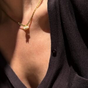 Stylelove Pearl Ring Necklace
