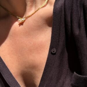 Stylelove Pearl Ring Necklace