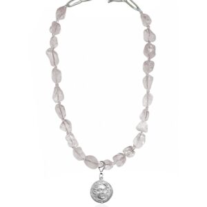 Medusa Clear Nugget Necklace