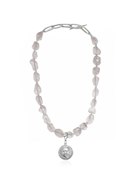 Medusa Clear Nugget Necklace
