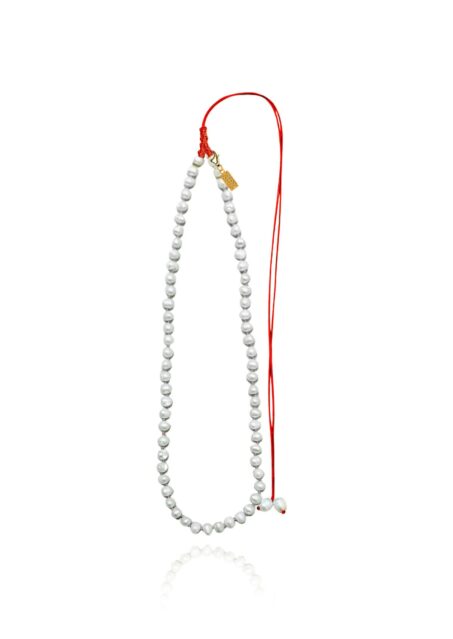Xeni Pearl Scarlet Red Bracelet