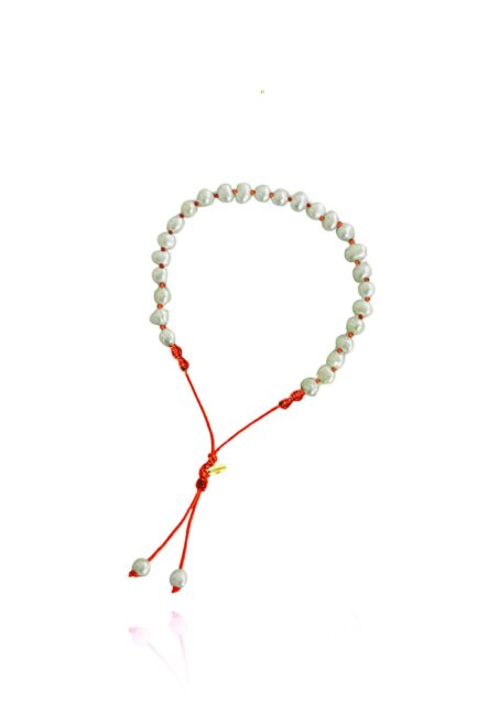 Xeni Pearl Scarlet Red Bracelet