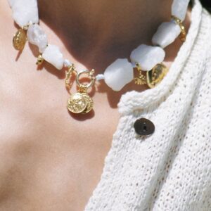 Ice Goddess Rock Necklace