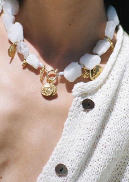 Ice Goddess Rock Necklace
