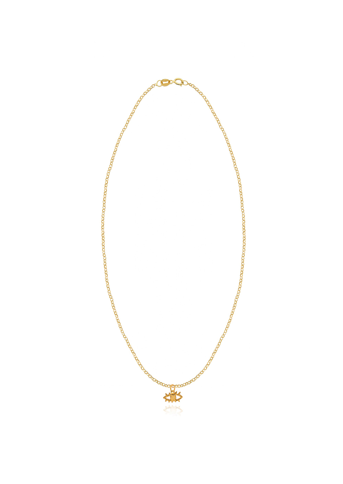 14k Gold Tiny Eye Necklace 14k Gold Tiny Eye Necklace