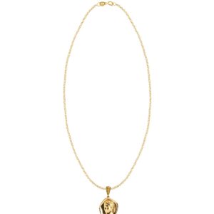 14k Hermis Black Brilliant Necklace