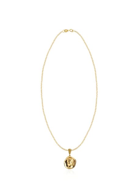 14k Hermis Black Brilliant Necklace