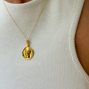 14k Hermis White Brilliant Necklace