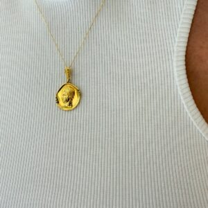 14k Hermis Turquoise Brilliant Necklace