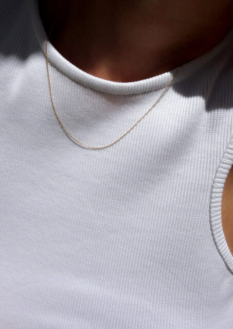 14k Glossy Chain
